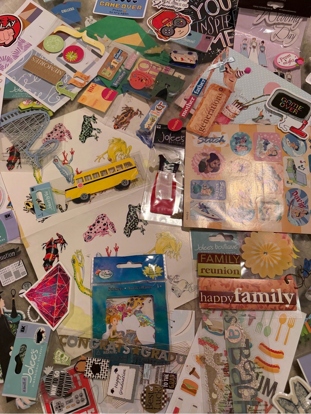 Mixed Sticker Pack – many brands, many themes